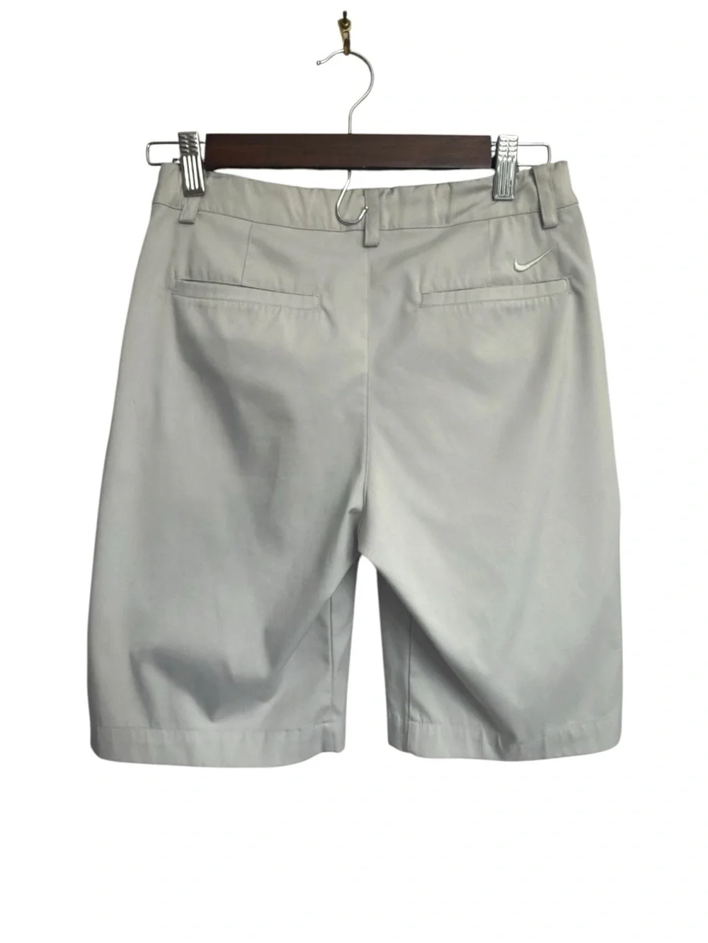 Nike Boy’s Dri-Fit Light Khaki Performance Golf Shorts EUC